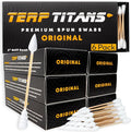 TerpTitans Original – Bamboo Cotton Swabs | Dual-Tip: Spiral by Hygenix