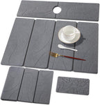 3 PCS Large Stone Dish Drying Mat by BSSN