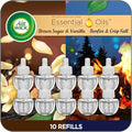 Air Wick Plug In Scented Oil Refill, Bonfire & Crisp Fall Air + Brown Sugar & by AirWick