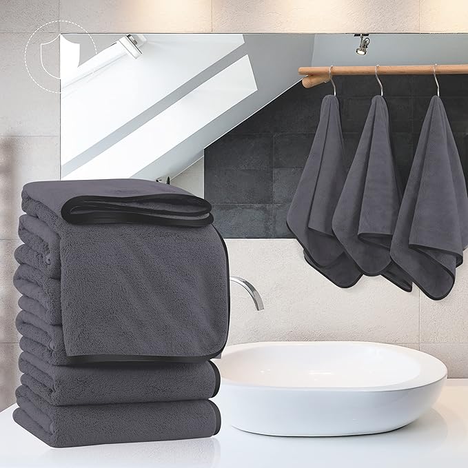 TENSTARS Silk Hemming Hand Towels - Image 5
