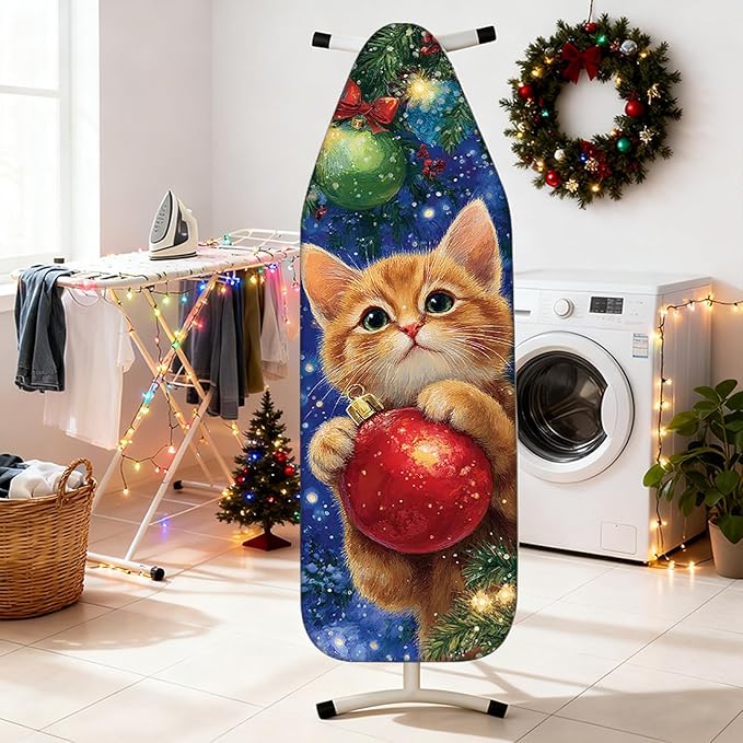 Nuxovilar Ironing Board Covers Winter Kitten - Image 2