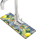 Kitchen Sink Splash Guard Faucet Mat Super Absorbent Fast Drying Mat Sink by THIDEAPE