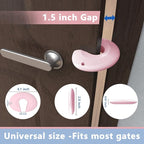 Door Pinch Guard and Door Slam Stopper, Durable Silicone Door Finger Pinch Guard - Image 8
