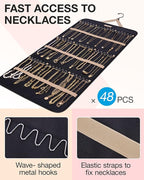 BAGSMART Hanging Jewelry Organizer Storage Roll - Image 2