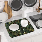 Black Sage Green Plant Dish Drying Pad 16 x 18 Inch - Image 6
