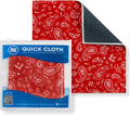 Quick Cloth Microfiber Glasses Cleaning Cloths – 8x8, Paisley Red, 1 Pack by MicrofiberWholesale