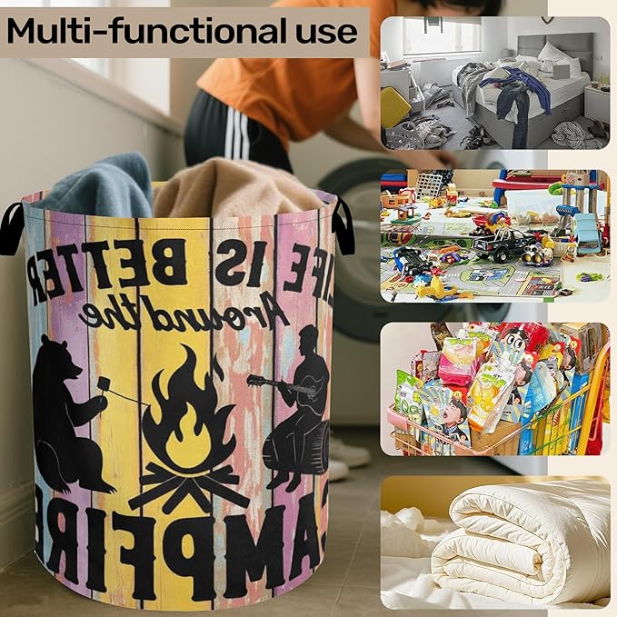 Camping Foldable Laundry Hamper - Image 6