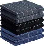 Homaxy 100% Cotton Terry Kitchen Towels, Checkered Designed, Soft and Super by Homaxy
