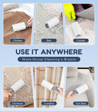4X Extra Sticky Lint Roller for Pet Hair, Lint Rollers 315 Sheets Mega Value Set - Image 5