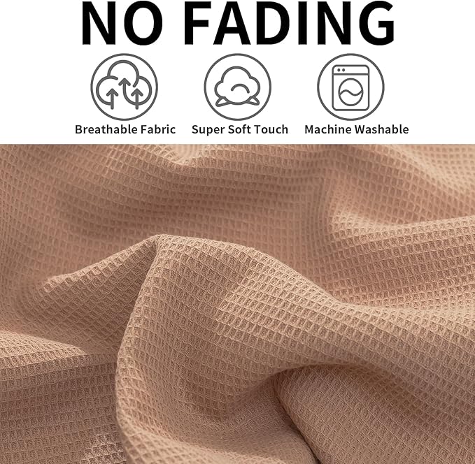 QUILTINA Dish Towels Set, 100% Cotton Waffle Weave Kitchen Towels 6 Pack - Image 4