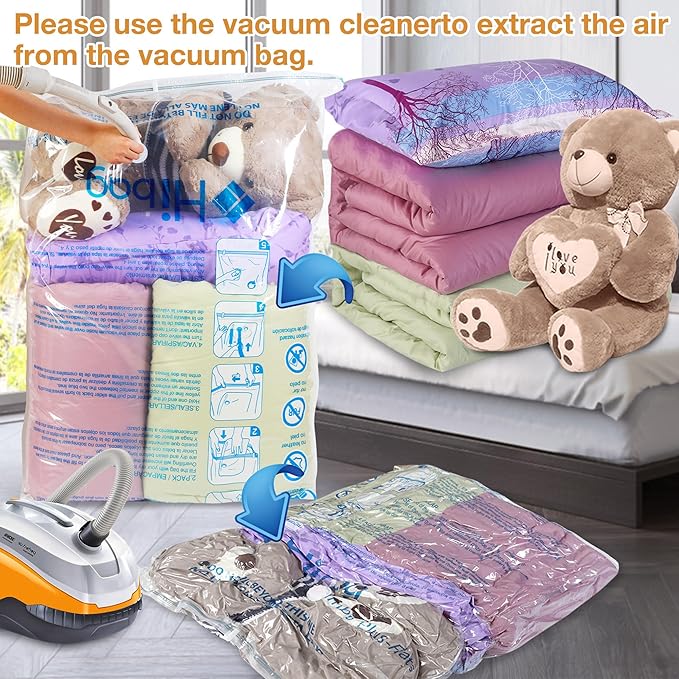 XXL Jumbo 47''X35'' Vacuum Storage Space Saver Bags Extra Large - Image 3