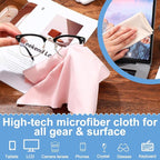 Frienda 12 Pack Large Microfiber Glass Cleaning Cloths 12 x 12 Inch Oversized - Image 4