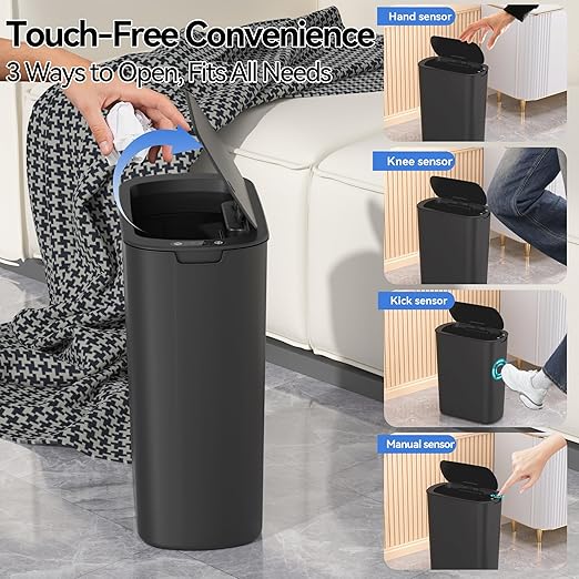 5 Gallon Bathroom Automatic Trash Can - Image 5