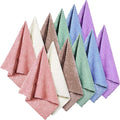 Syhood 12 Pieces Face Wash Cloth 12 x 12 in Makeup Remover Cloths Towel Coral by Syhood