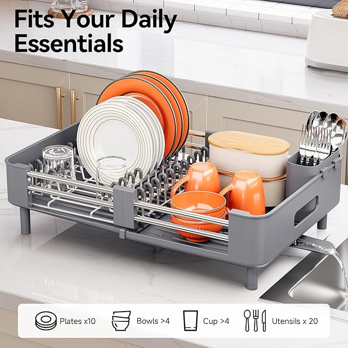 Stainless Steel Dish Drying Rack - Image 2