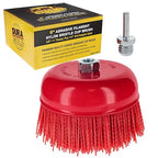 Dura-Gold 6" Abrasive Filament Nylon Bristle Cup Brush by Dura-Gold
