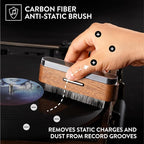 Big Fudge Vinyl 2-in-1 Wooden Record Cleaning Brush - Image 2