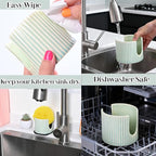 Ceramic Sponge Holder for Kitchen Sink, Sink Caddy Organizer, Dish Sponge - Image 8