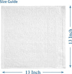 Casa Platino White Washcloths 12 Pack - Image 3