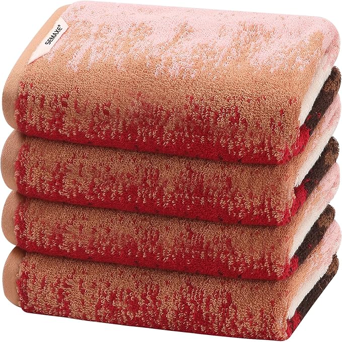 SEMAXE Hand Towels for Bathroom, 100% Cotton Towels by SEMAXE