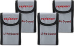 Tenergy 4 Pack, Fire Retardant Lipo Bags, Battery Bags by Tenergy