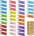 Mini Natural Wooden Clothespins by Millennial+Essentials