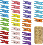 Mini Natural Wooden Clothespins by Millennial+Essentials