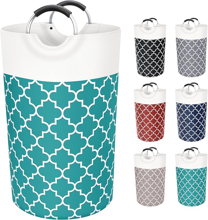 Large Laundry Basket Laundry Hamper Bag Washing Bin Clothes Bag Collapsible Tall by Fabspace