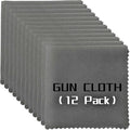 12 Pack Microfiber Gun Cleaning Cloth, Reusable Microsuede Cleaning/Polishing by Miaozhun