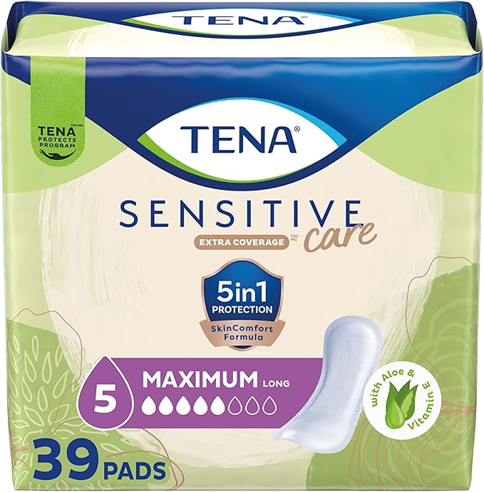 TENA Sensitive Care Maximum Absorbency Incontinence Pads by TENA