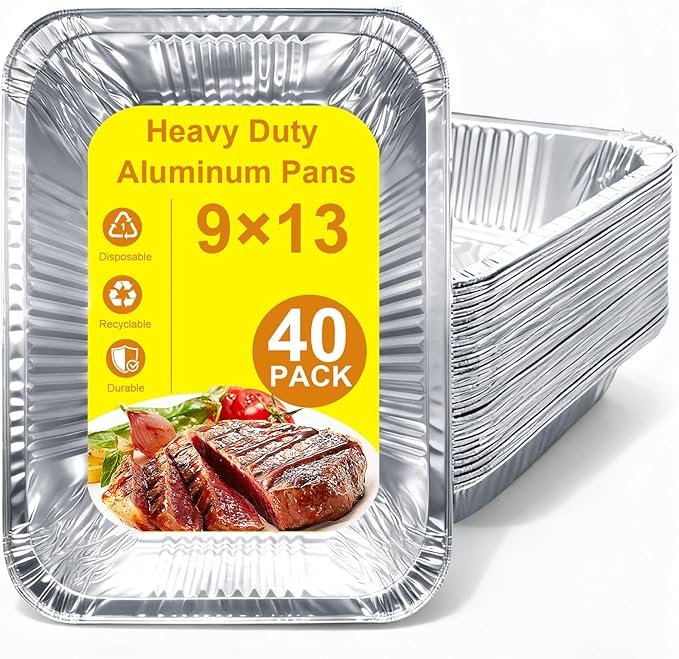 Aluminum Foil Pans 9x13 by Whaleme