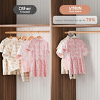 VTRIN Baby Hangers 60 Pack Large Capacity Hard Plastic Kids Hangers Suitable - Image 6