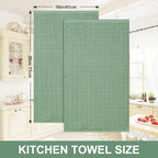 Homaxy Premium Cotton Kitchen Towels 16"x 28", Large Natural Ring Spun 390 GSM - Image 5