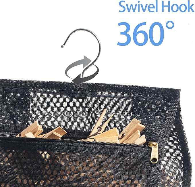 Mesh Clothespin Bag for Clothesline Outdoor, Clothes pin Bag - Image 5
