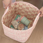 Quilted Fabric Storage Basket - Image 3