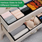Criusia Drawer Organizer Clothes, 24 Pack Underwear Drawer Organizers, Foldable - Image 5