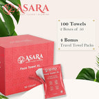 Clean Face Towels Disposable XL Facial Wipes | Add Water As a Makeup Remover | - Image 6
