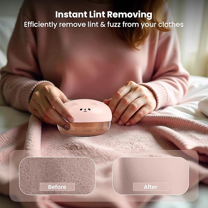 Rechargeable Fabric Shaver for Clothing | Electric Lint Remover for Clothes | - Image 7