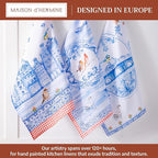 Maison d' Hermine Kitchen Towels Set of 3 100% Cotton 27.50" x 20" Reusable - Image 2