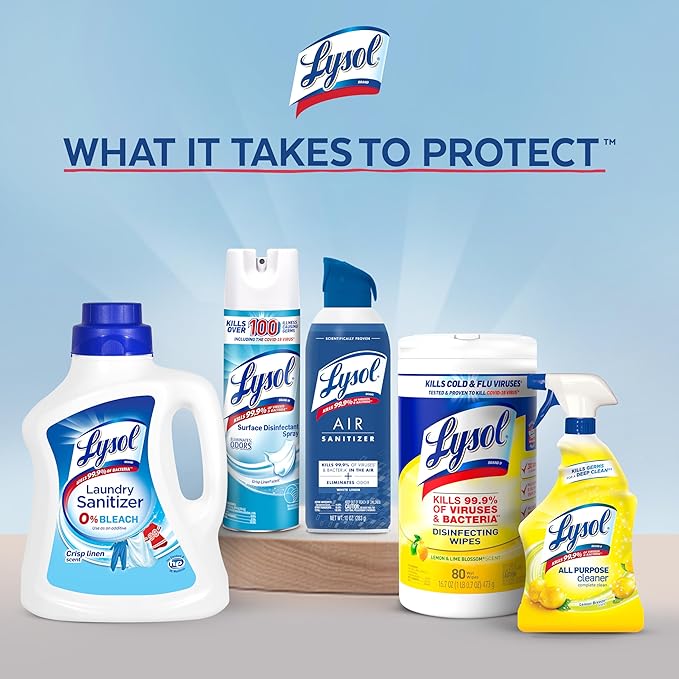 Lysol Disinfecting Wipes Bundle, Home Apartment Dorm Room Essentials and - Image 7
