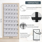 Over the Door Shoe Organizer, 40-Pocket Hanging Shoe Rack - Image 4