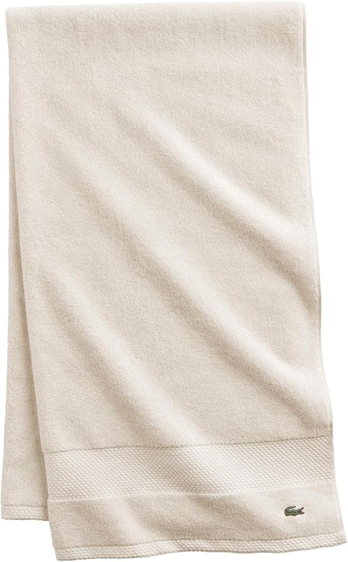 Lacoste Heritage 100% Supima Cotton Bath Towel, Premium Super Soft Bath Towel by LACOSTE
