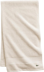 Lacoste Heritage 100% Supima Cotton Bath Sheet, Premium Super Soft Bath Towel by LACOSTE