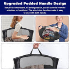 4 Pack Pop-Up Mesh Laundry Basket, Open Collapsible Laundry Baskets - Image 5