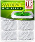 VanDuck Reusable 100% Cotton Mop Pads, Terry Cloth Mop Covers Washable by VanDuck