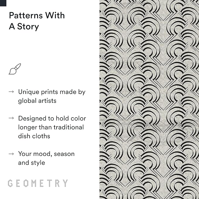 GEOMETRY Kitchen Dish Cloths - Image 5