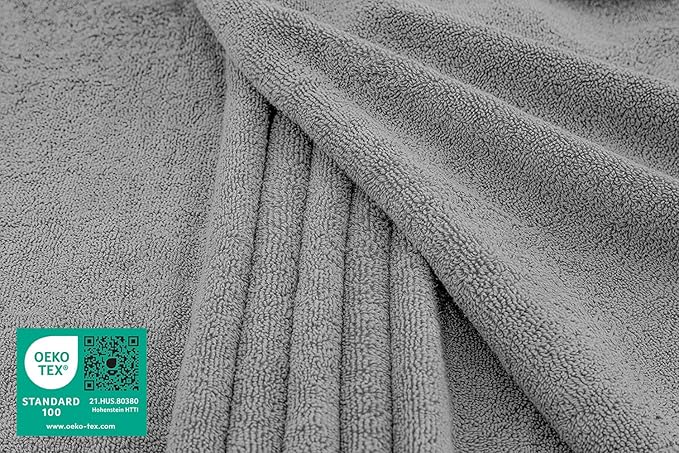 American Soft Linen 100% Cotton 600 GSM Turkish 40x80 Oversized Bath Towel Sheet - Image 2