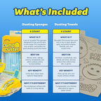 Scrub Daddy Damp Duster Sponge & Towel Bundle - Image 2