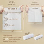 Luxe Bamboo Towel Container - Image 4
