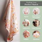 Maison d' Hermine Kitchen Towels Set of 3 100% Cotton 20" x 27.5" Reusable - Image 6